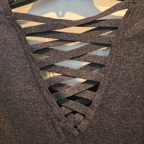 Cache Silver Sweater - Picture 2 of 6